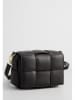 Christian Laurier Leder-Schultertasche "Leau" in Schwarz - (B)20 x (H)15 x (T)7 cm
