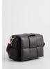 Christian Laurier Leder-Schultertasche "Leau" in Schwarz - (B)20 x (H)15 x (T)7 cm