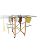 Kitchen Move Wasdroogrek "Max" lichtbruin/grijs - (B)178 x (H)105 x (D)61 cm