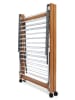 Kitchen Move Wäscheständer "Max" in Hellbraun/ Grau - (B)178 x (H)105 x (T)61 cm