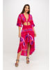 Peace & Love Jurk fuchsia