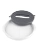 Dr. Oetker Gebaktransportbox "Bake & Go" wit - (H)38,5 x Ø 19 cm