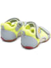 Camper Sandalen "Ous" in Hellgrau/ Neongelb