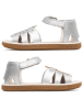 Camper Leder-Sandalen "TWS" in Silber