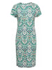 &Co Woman Jurk groen/crème