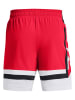 Under Armour Basketballshort "Baseline" rood/wit