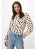 Mexx Bluse in Creme/ Schwarz