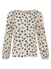 Mexx Bluse in Creme/ Schwarz