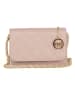 Mia Tomazzi Leder-Umhängetasche "Ailanti" in Beige - (B)19 x (H)14 x (T)4 cm
