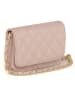 Mia Tomazzi Leder-Umhängetasche "Ailanti" in Beige - (B)19 x (H)14 x (T)4 cm