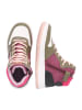 Vingino Leder-Sneakers in Braun/ Pink