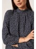Soaked in Luxury Blouse "Kamira" donkerblauw