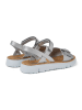 Camper Leder-Sandalen "Oruga" in Silber