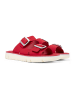 Camper Leren slippers "Oruga" rood