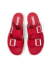 Camper Leren slippers "Oruga" rood