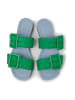 Camper Slippers "Casi Myra" groen/lichtblauw
