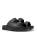 Camper Leren slippers "Oruga" zwart