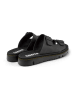 Camper Leren slippers "Oruga" zwart