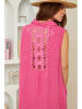 Rodier Lin Leinen-Kleid in Pink