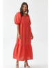 TATUUM Leinen-Kleid in Rot