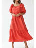 TATUUM Leinen-Kleid in Rot