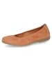 Caprice Leder-Ballerinas "Vivian" in Orange