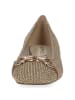 Caprice Ballerinas "Vanny" in Beige