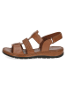 Caprice Leren sandalen lichtbruin