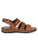Caprice Leren sandalen lichtbruin