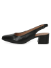 Caprice Leder-Slingpumps "Nina" in Schwarz