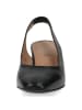 Caprice Leren slingpumps "Nina" zwart