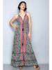 H.H.G. Kleid in Schwarz/ Creme/ Pink