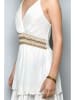 H.H.G. Kleid in Weiß/ Beige