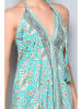H.H.G. Sukienka w kolorze turkusowo-szaro-beżowym