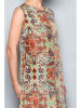 H.H.G. Jurk groen/rood/beige