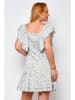 Tarifa Kleid in Hellgrün/ Bunt