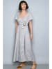 H.H.G. Kleid in Weiß/ Grün/ Rosa