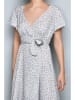 H.H.G. Kleid in Weiß/ Grün/ Rosa