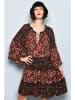 H.H.G. Kleid in Braun/ Schwarz/ Beige