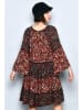 H.H.G. Kleid in Braun/ Schwarz/ Beige