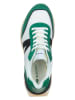 Lacoste Skórzane sneakersy "Spin Deluxe" w kolorze zielonym