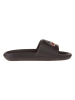 Lacoste Leren slippers zwart