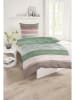Schiesser Satijnen beddengoedset "Stine" groen/roze