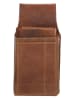 Old West Leder-Geldbörse "Fargo" in Cognac - (B)24,5 x (H)12,5 x (T)6 cm