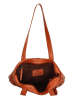 micmacbags Skórzana torebka w kolorze jasnobrązowym - 33,5 x 35 x 8 cm