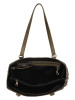 micmacbags Leder-Schultertasche in Khaki - (B)33 x (H)26 x (T)12 cm