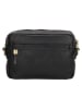 micmacbags Skórzana torebka w kolorze czarnym - 21 x 15 x 6 cm