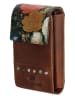micmacbags Leder-Handytasche in Braun - (B)10 x (H)18 x (T)3 cm