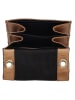 micmacbags Skórzana torebka w kolorze jasnobrązowym na telefon - 10 x 18 x 3 cm