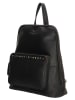 micmacbags Leder-Rucksack in Schwarz - (B)28 x (H)33,5 x (T)11,5 cm